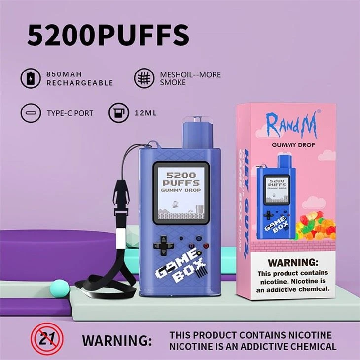 Randm Game box 5200 Puff Disposable Vape 1