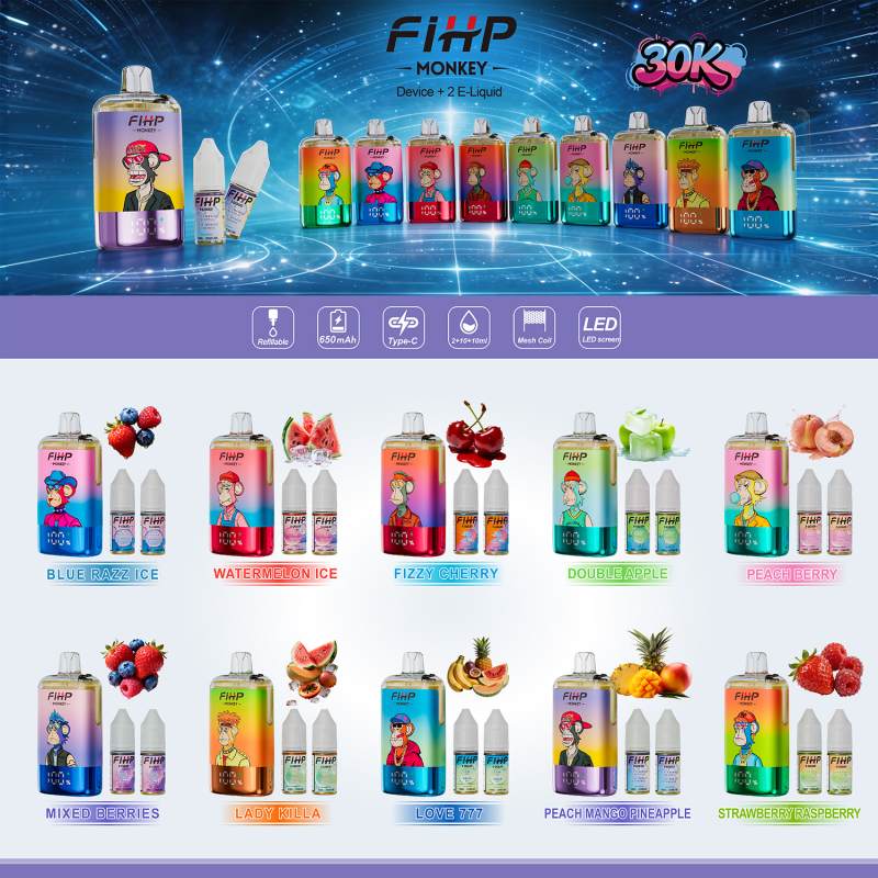 FIHP MONKEY 30K Refillable TPD 26