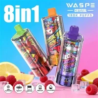 Waspe Crystal 8 í 1 180K Puffs