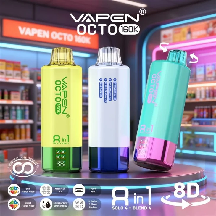 VAPEN OCTO 8in1 160K púst