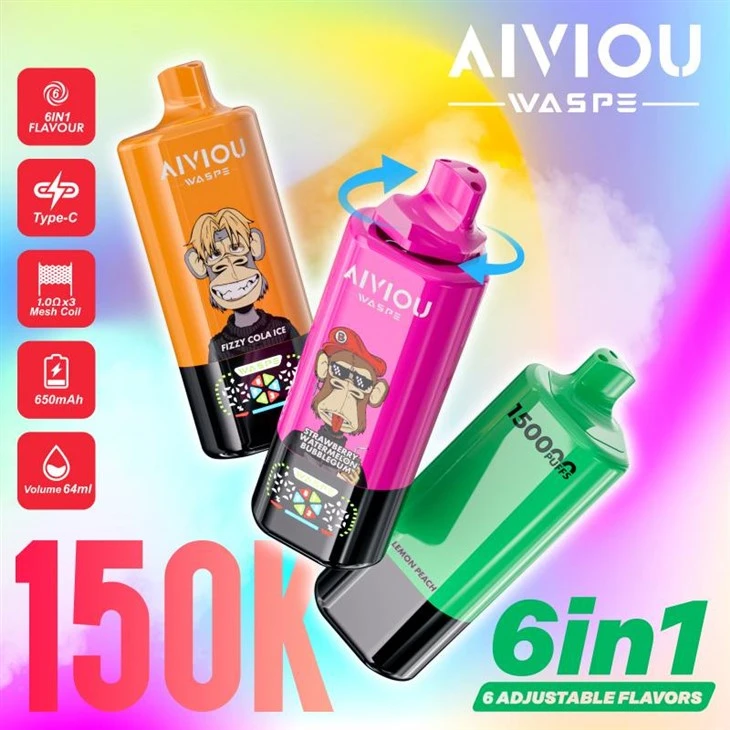 WASPE Aiviou 6 í 1 150K Puffs